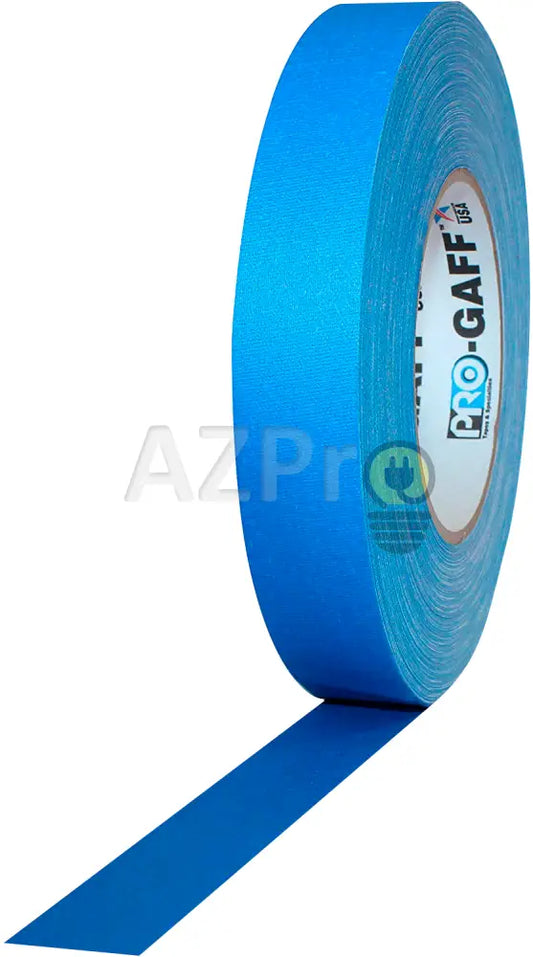 Cinta Gaffer Tape Mate 1 Pulgada (24 Milimetros Mm) X 55 Metros Mt Azul Protapes Progaff Electrónica