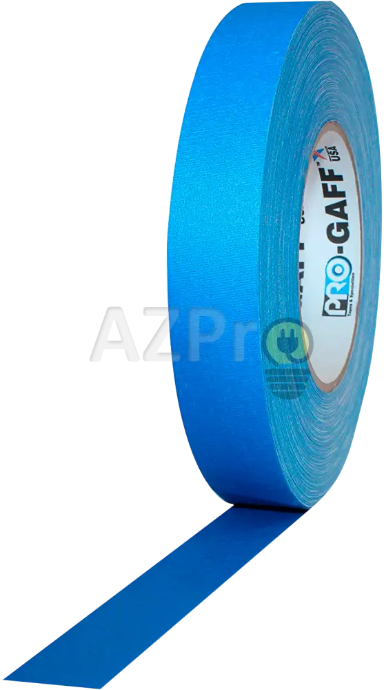 Cinta Gaffer Tape Mate 1 Pulgada (24 Milimetros Mm) X 55 Metros Mt Azul Protapes Progaff Electrónica