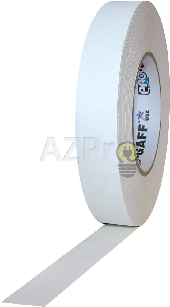 Cinta Gaffer Tape Mate 1 Pulgada (24 Milimetros Mm) X 55 Metros Mt Blanca Protapes Progaff