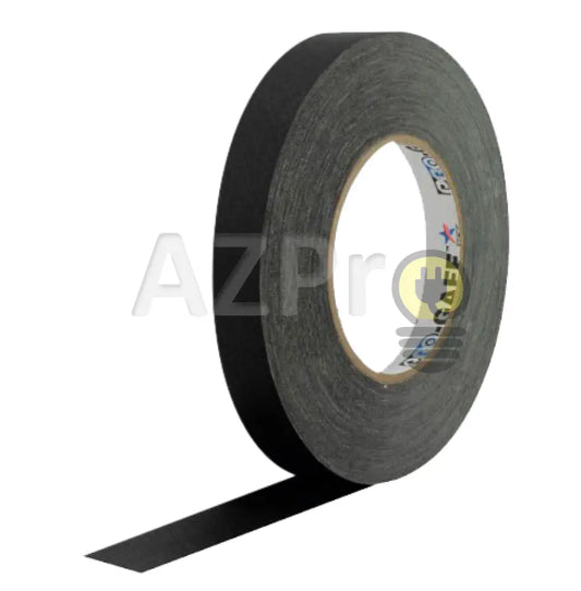 Cinta Gaffer Tape Mate 1 Pulgada (24 Milimetros Mm) X 55 Metros Mt Negro Protapes Progaff