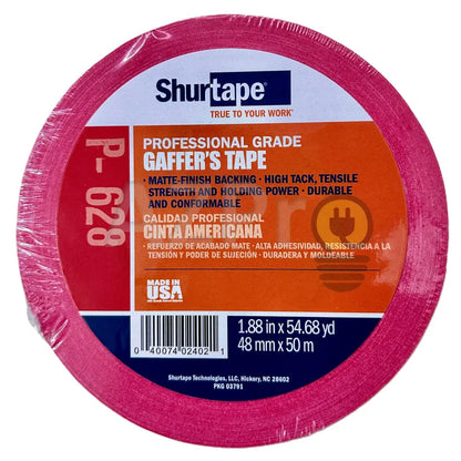 Cinta Gaffer Tape Mate 2 Pulgadas (48 Milimetros Mm) X 50 Metros Mt Rojo Shurtape Electrónica > Audio > Equipos para