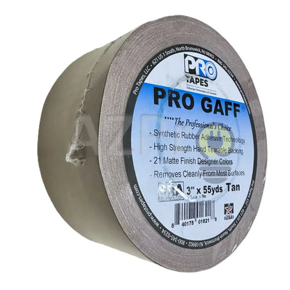 Cinta Gaffer Tape Mate 3 Pulgadas (72 Milimetros Mm) X 50 Metros Mt Beige GAFF3TAN Protapes Progaff Electrónica > Audio
