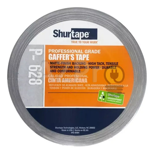 Cinta Gaffer Tape Mate 3 Pulgadas (72 Mm) X 50 Mt Verde Shurtape Electrónica > Audio Equipos Para