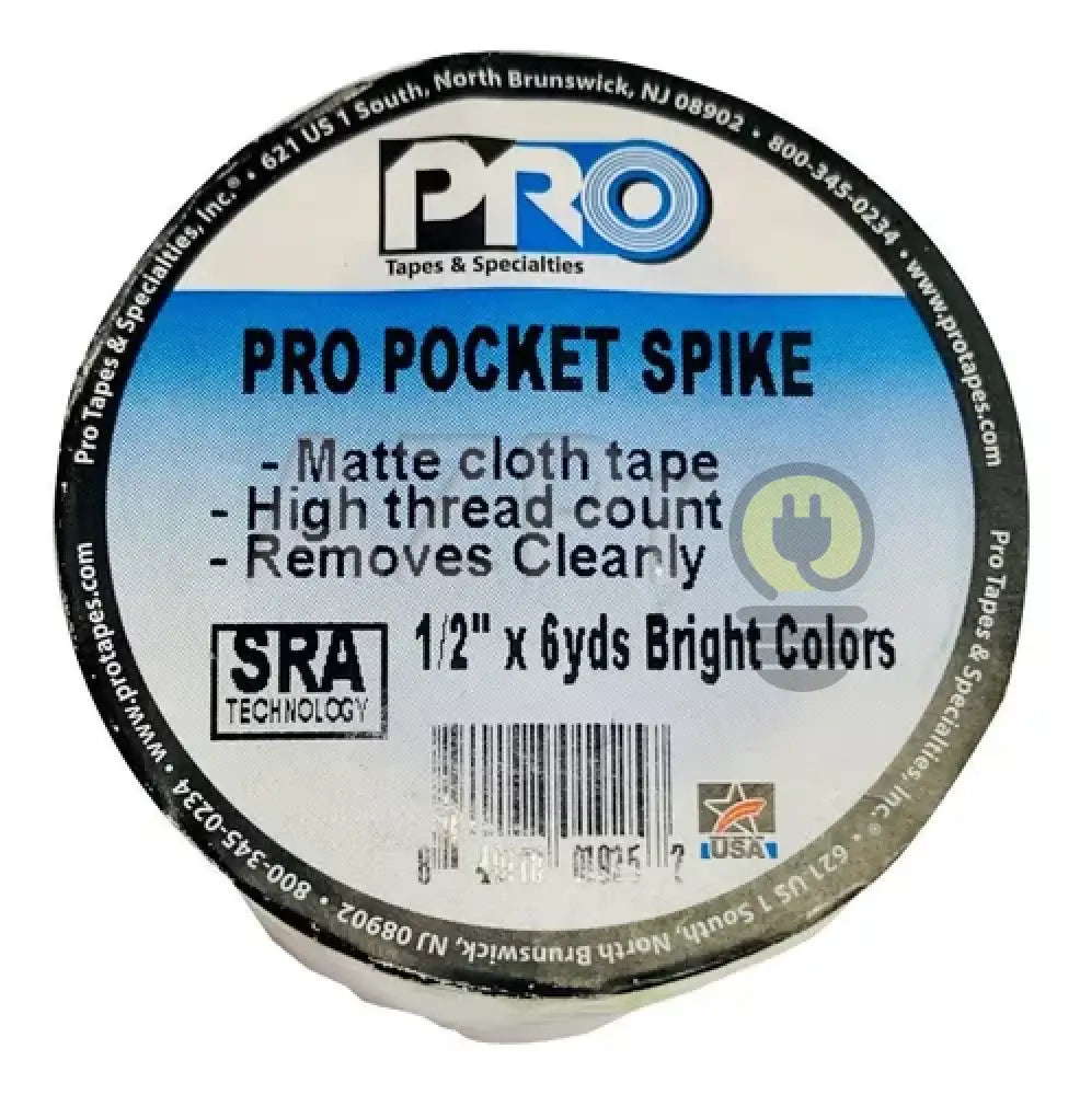 Cinta Gaffer Tape Spike 1/2 Pulgada X 5.5 Mt 5 Pack Protapes Electrónica > Audio Equipos Para