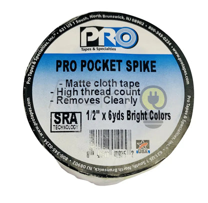 Cinta Gaffer Tape Spike Bright 1/2 Pulgada X 5.5 Mt 5 Pack Protapes Electrónica > Audio Equipos Para