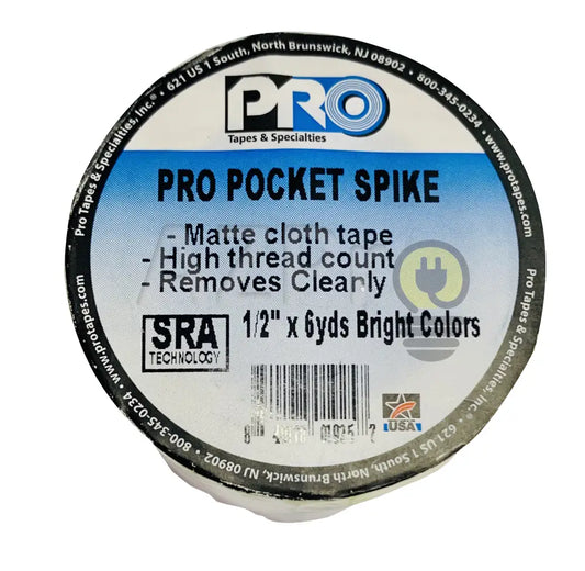 Cinta Gaffer Tape Spike Bright 1/2 Pulgada X 5.5 Mt 5 Pack Protapes Electrónica > Audio Equipos Para