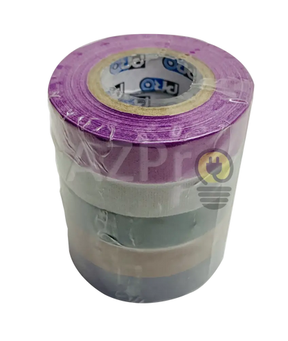 Cinta Gaffer Tape Spike Dark 1/2 Pulgada X 5.5 Mt 5 Pack Protapes Electrónica > Audio Equipos Para