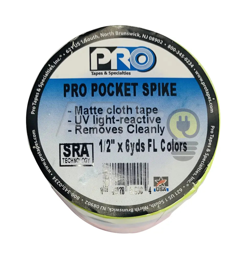 Cinta Gaffer Tape Spike Dark 1/2 Pulgada X 5.5 Mt 5 Pack Protapes Electrónica > Audio Equipos Para