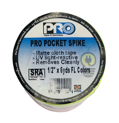 Cinta Gaffer Tape Spike Dark 1/2 Pulgada X 5.5 Mt 5 Pack Protapes Electrónica > Audio Equipos Para
