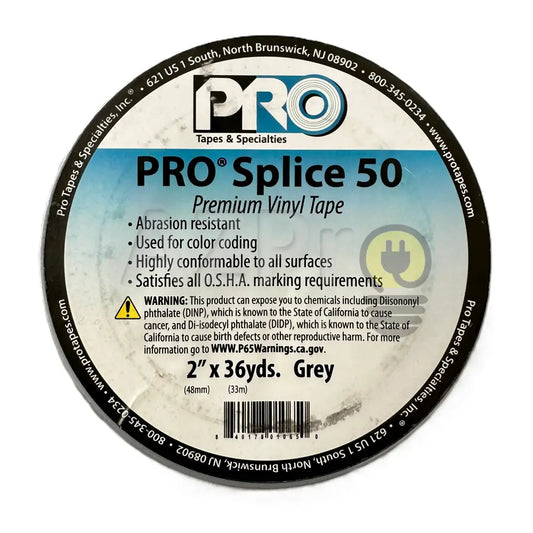 Cinta Splice Piso 2 Pulgadas (48mm) x 33mts Gris SPLICE2GR Protapes Progaff Electrónica > Audio > Equipos para escenario