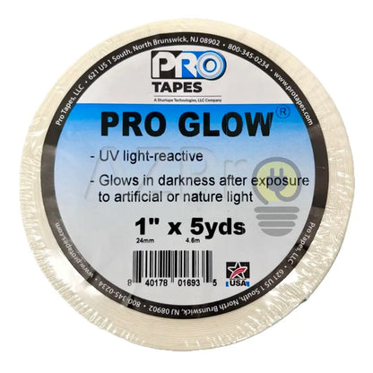 Cinta Vinil Glow Tape 1 Pulgada (24mm) x 4.6mts GLOW1 Protapes - Electrónica > Audio > Equipos para escenario