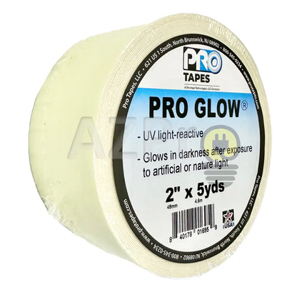 Cinta Vinil Glow Tape 2 Pulgadas (48mm) x 4.6mts Pro Glow GLOW2 Protapes - Electrónica > Audio > Equipos para escenario