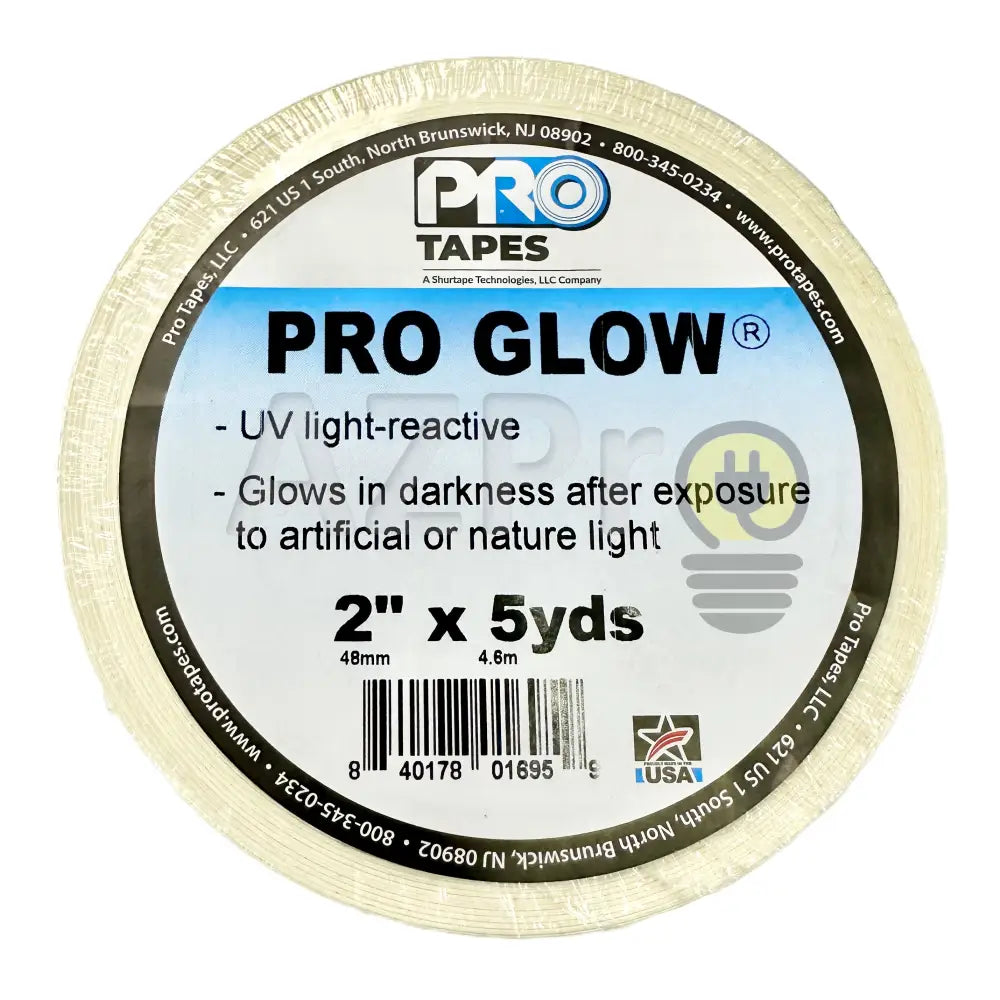 Cinta Vinil Glow Tape 2 Pulgadas (48mm) x 4.6mts Pro Glow GLOW2 Protapes - Electrónica > Audio > Equipos para escenario