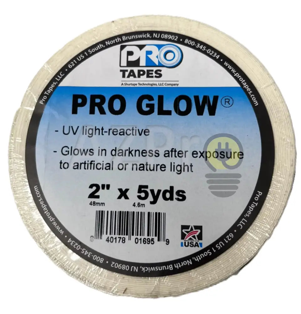 Cinta Vinil Glow Tape 2 Pulgadas (48mm) x 4.6mts Pro Glow GLOW2 Protapes - Electrónica > Audio > Equipos para escenario