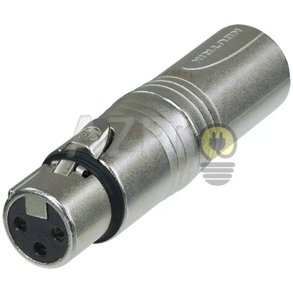 Conector Adaptador Xlr Hembra 3 pines a Xlr Macho 5 pines NA3F5M Neutrik - Electrónica > Audio > Equipos para escenario