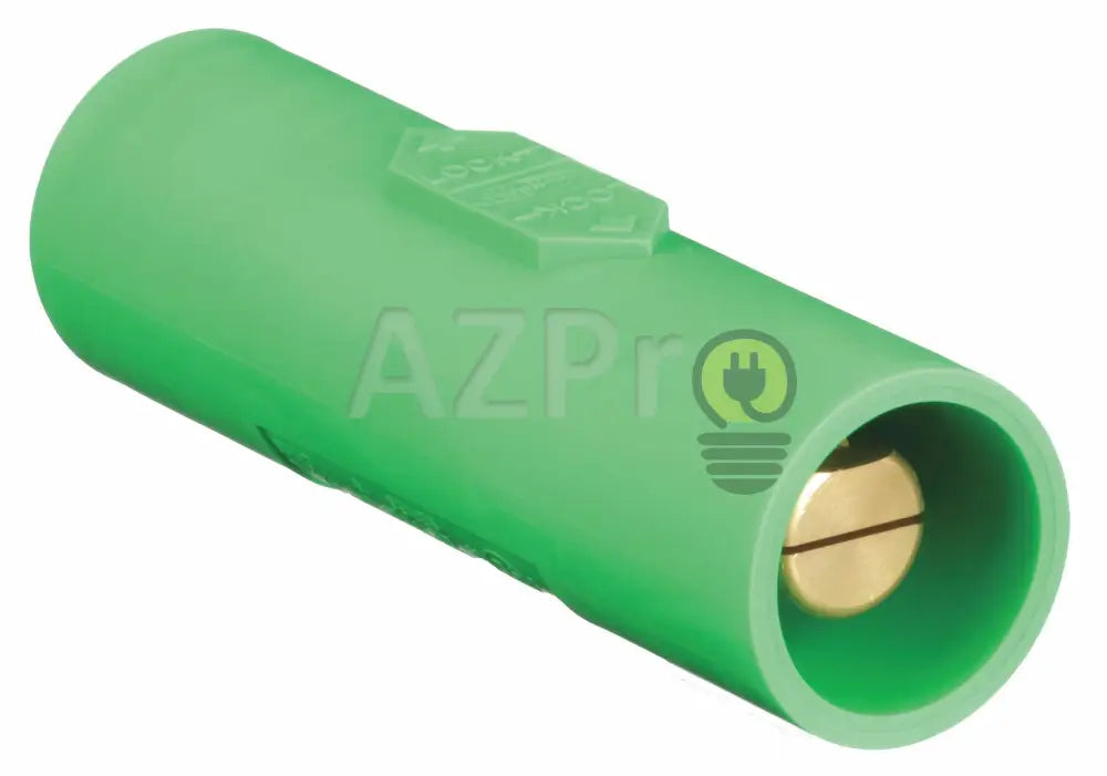 Conector Camlock Dbl Doble Macho Linea 400A Hbldmgn Verde Hubbell Electrónica > Audio Equipos Para