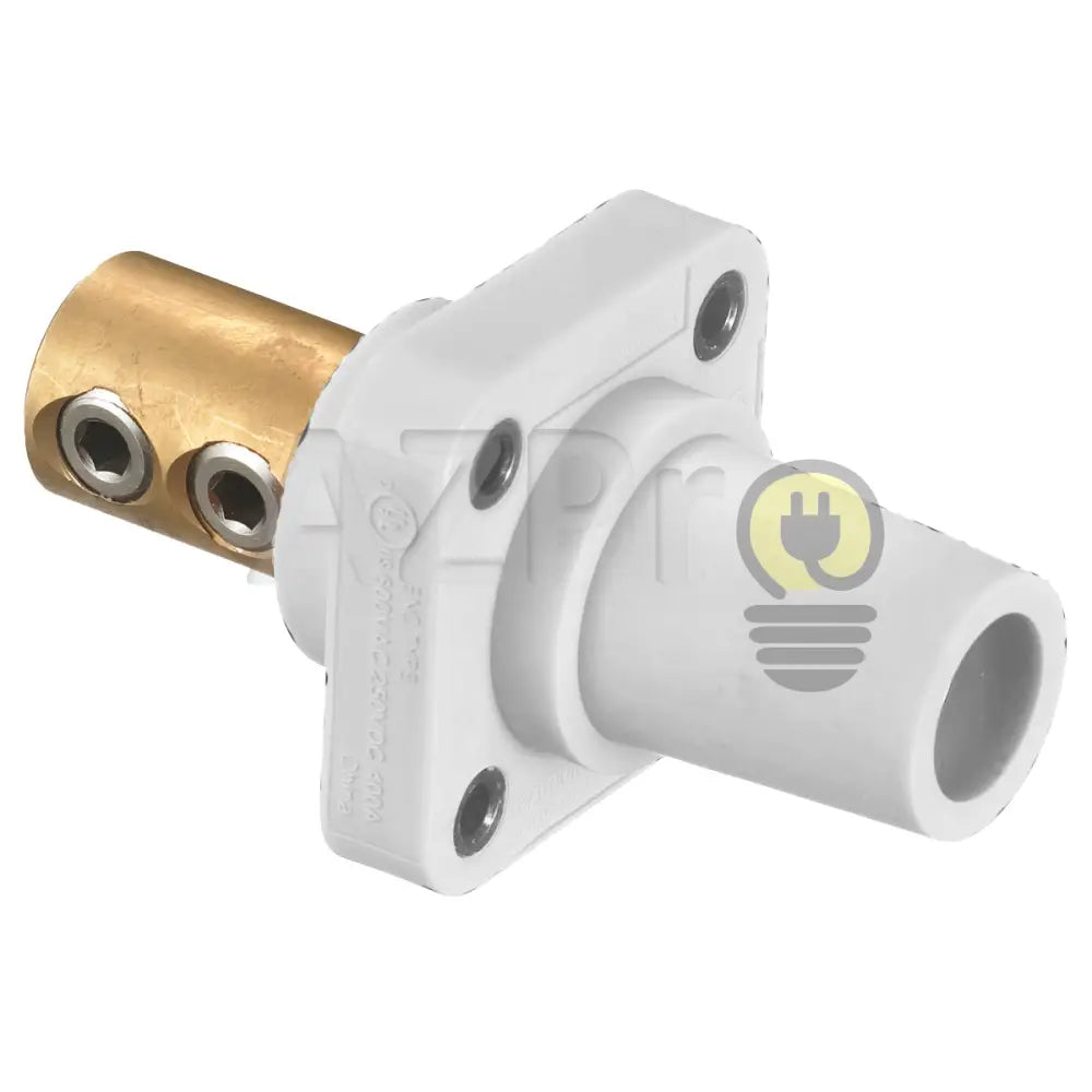 Conector Camlock Double Set Chasis Hembra 400 Amperes Amp Hblfr Blanco Hubbell Electrónica > Audio