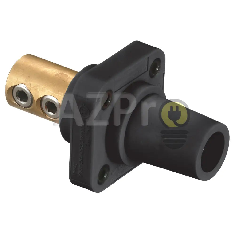 Conector Camlock Double Set Chasis Hembra 400 Amperes Amp Hblfr Negro Hubbell Electrónica > Audio