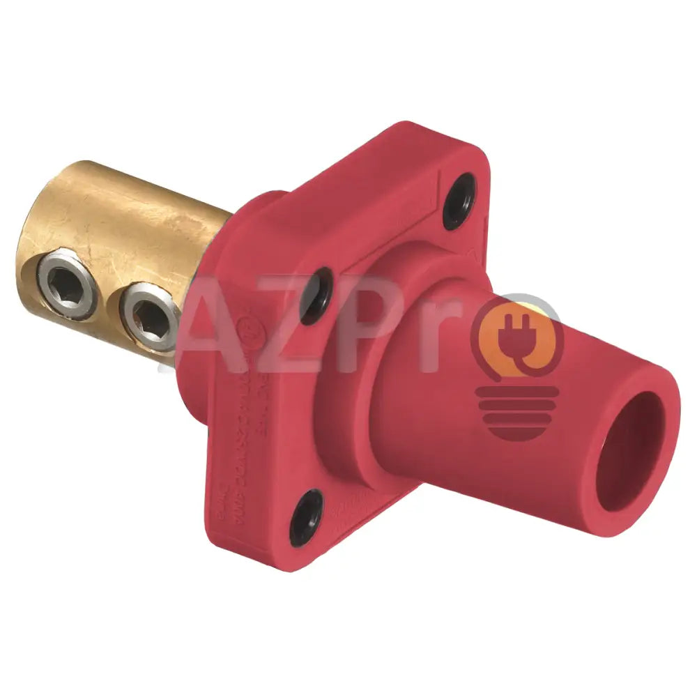 Conector Camlock Double Set Chasis Hembra 400 Amperes Amp Hblfr Rojo Hubbell Electrónica > Audio