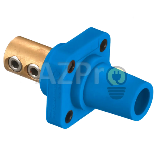 Conector Camlock Double Set Chasis Hembra 400 Amperes Amp Hblfr Azul Hubbell Electrónica > Audio