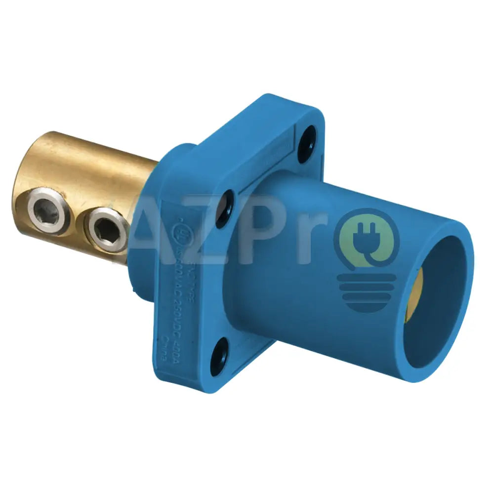 Conector Camlock Double Set Chasis Macho 400 Amperes Amp Hblmr Azul Hubbell Electrónica > Audio