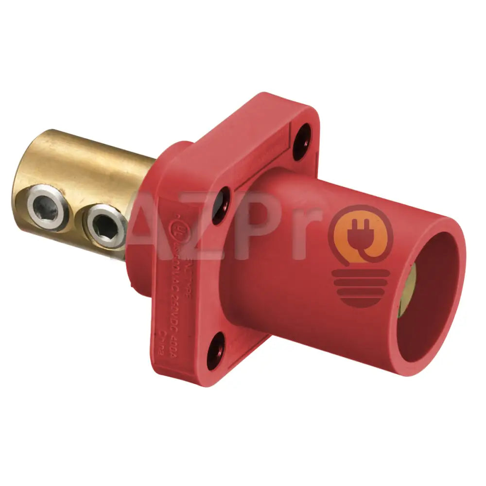 Conector Camlock Double Set Chasis Macho 400 Amperes Amp Hblmr Rojo Hubbell Electrónica > Audio