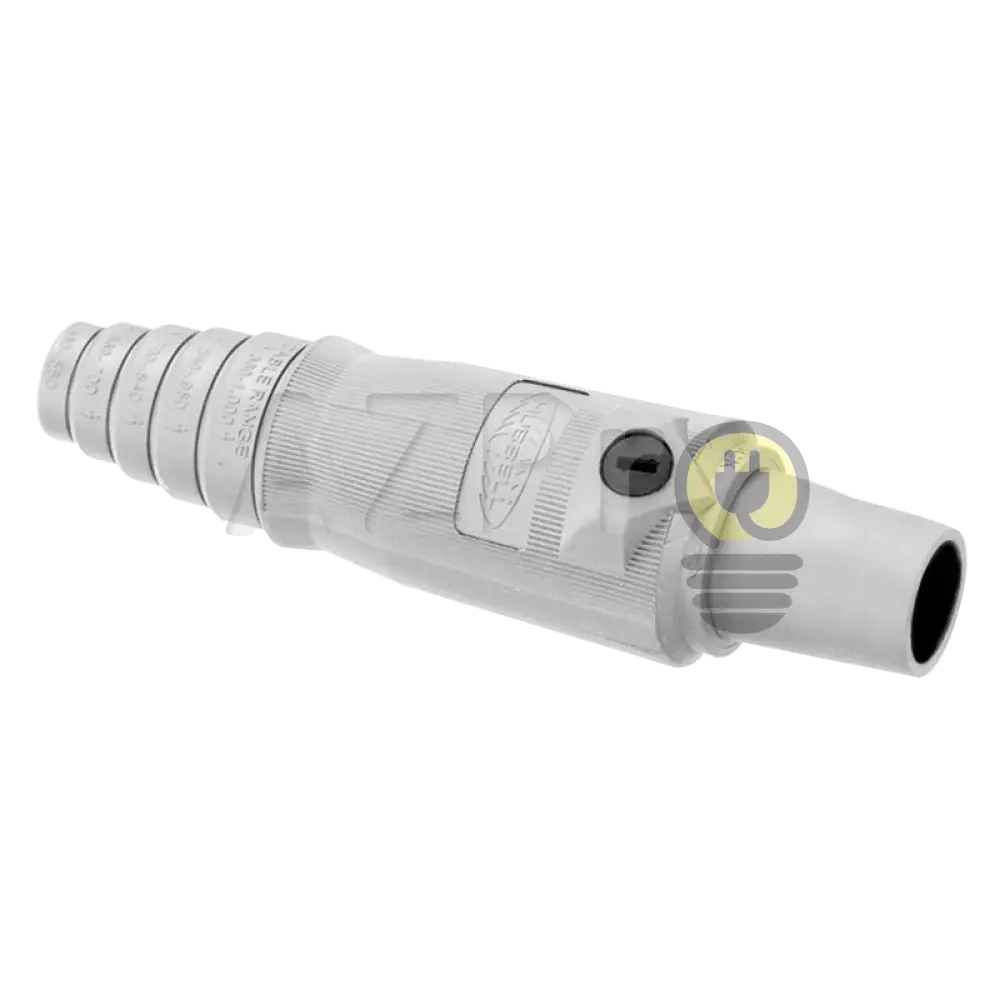 Conector Camlock Linea Hembra Cable 300-400 Amperes Amp Hbl400F Blanco Hubbell Electrónica > Audio
