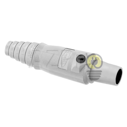 Conector Camlock Linea Hembra Cable 300-400 Amperes Amp Hbl400F Blanco Hubbell Electrónica > Audio