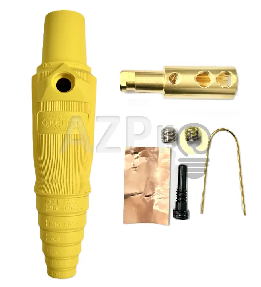 Conector Camlock Linea Hembra Cable 300-400 Amperes Amp HBL400FY Amarillo Hubbell - Electrónica > Audio > Equipos para
