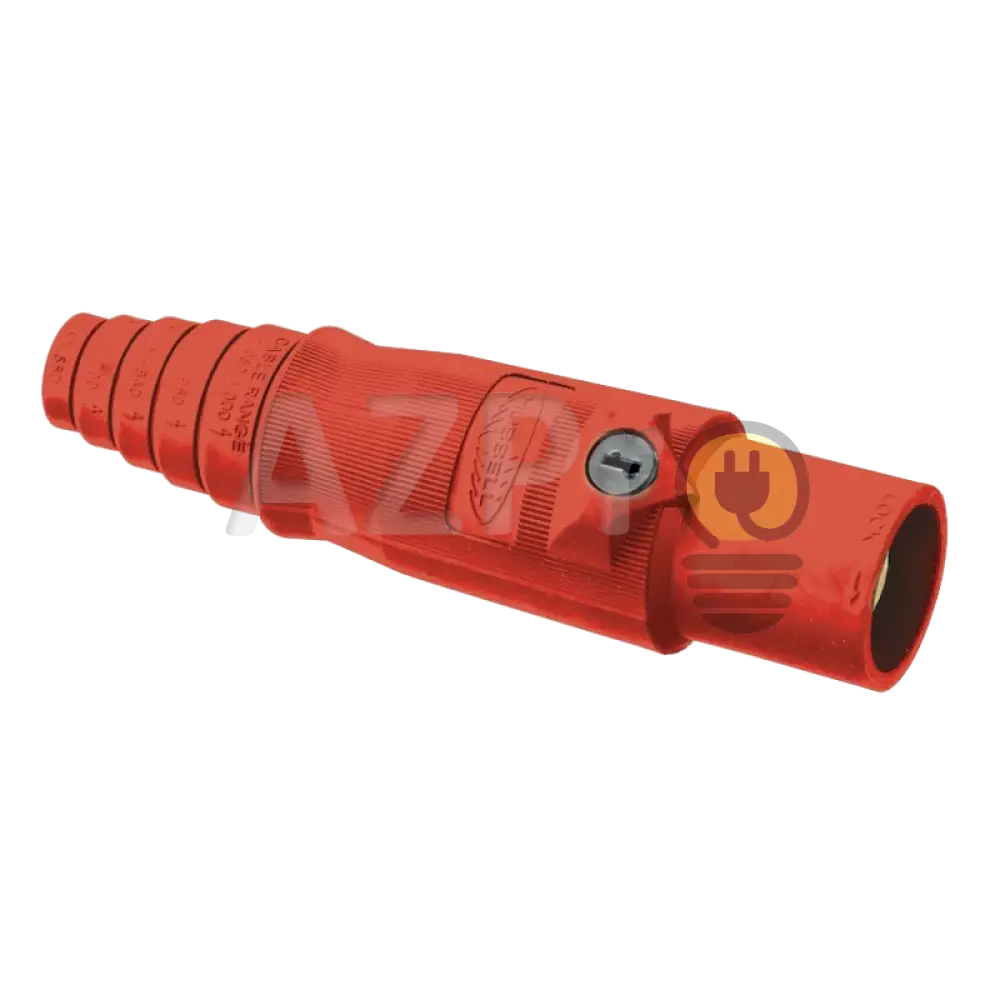 Conector Camlock Linea Macho Cable 300-400 Amperes Amp Hbl400M Rojo Hubbell Electrónica > Audio