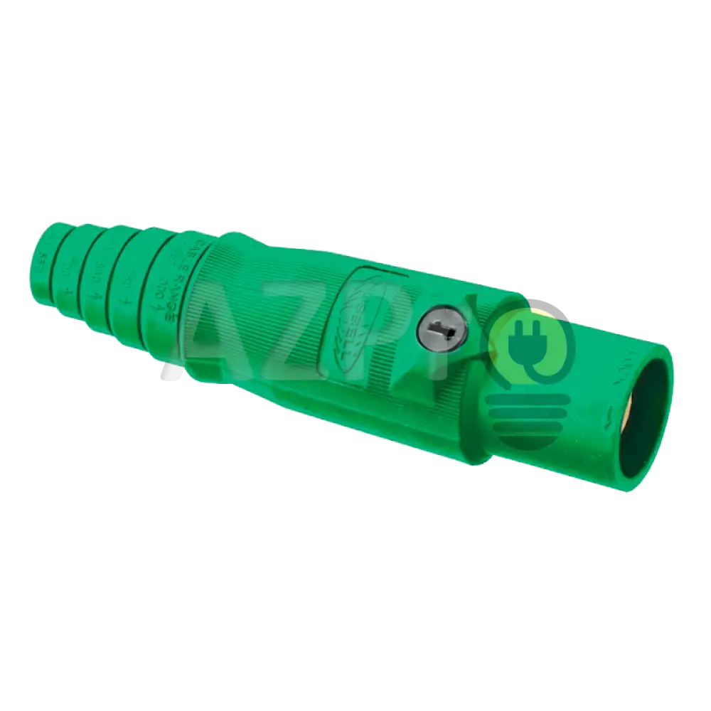 Conector Camlock Linea Macho Cable 300-400 Amperes Amp Hbl400M Verde Hubbell Electrónica > Audio