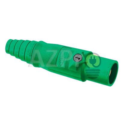 Conector Camlock Linea Macho Cable 300-400 Amperes Amp Hbl400M Verde Hubbell Electrónica > Audio