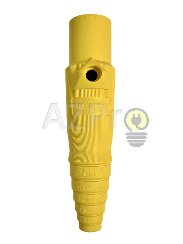 Conector Camlock Linea Macho Cable 300-400 Amperes Amp HBL400MY Amarillo Hubbell Electrónica > Audio > Equipos para