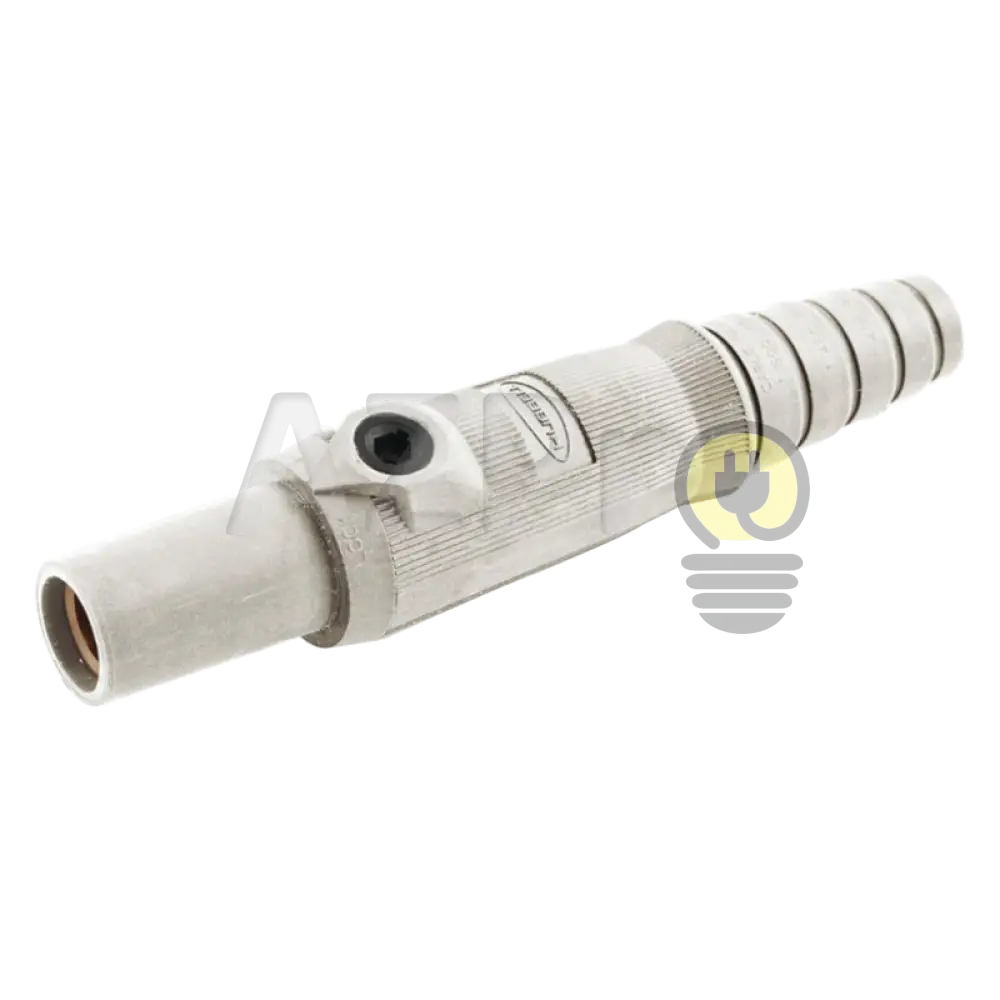 Conector Camlock Mini Linea Hembra 150 Amperes Amp Hbl15F Blanco Hubbell Electrónica > Audio Equipos