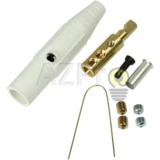 Conector Camlock Mini Linea Macho 150 Amperes CLM2M Blanco Marinco Electrónica > Audio > Equipos para escenario