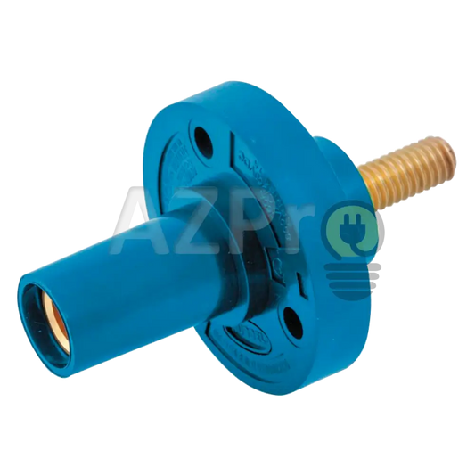 Conector Camlock Mini Tornillo Hembra 150 Amperes Amp Hbl15Frs Azul Hubbell Electrónica > Audio