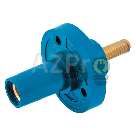 Conector Camlock Mini Tornillo Hembra 150 Amperes Amp Hbl15Frs Azul Hubbell Electrónica > Audio