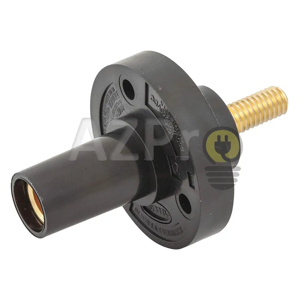Conector Camlock Mini Tornillo Hembra 150 Amperes Amp Hbl15Frs Negro Hubbell Electrónica > Audio
