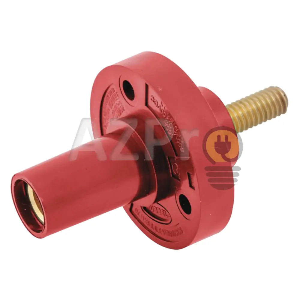 Conector Camlock Mini Tornillo Hembra 150 Amperes Amp Hbl15Frs Rojo Hubbell Electrónica > Audio