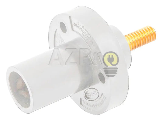 Conector Camlock Mini Tornillo Macho 150 Amperes Amp Hbl15Mrs Blanco Hubbell Electrónica > Audio