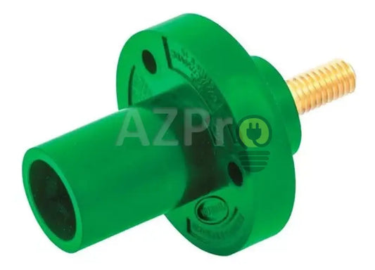 Conector Camlock Mini Tornillo Macho 150 Amperes Amp Hbl15Mrs Verde Hubbell Electrónica > Audio