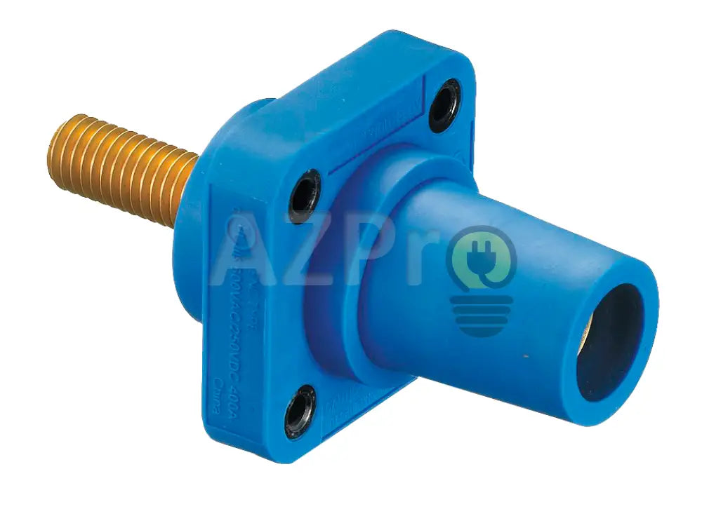 Conector Camlock Tornillo Chasis Hembra 400 Amperes Amp Hblfrs Azul Hubbell Electrónica > Audio