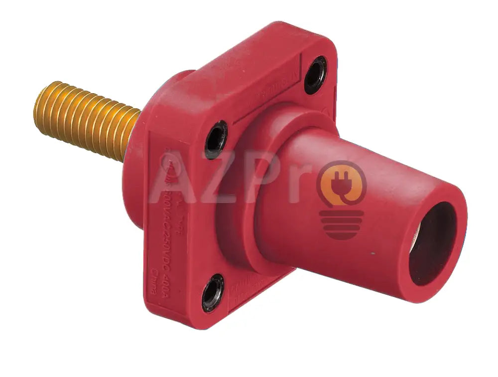 Conector Camlock Tornillo Chasis Hembra 400 Amperes Amp Hblfrs Rojo Hubbell Electrónica > Audio