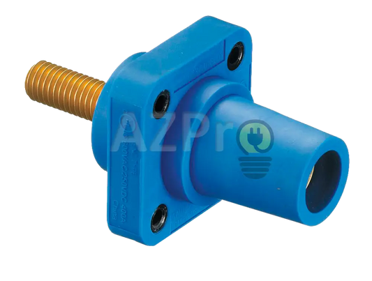 Conector Camlock Tornillo Chasis Hembra 400 Amperes Amp Hblfrs Azul Hubbell Electrónica > Audio