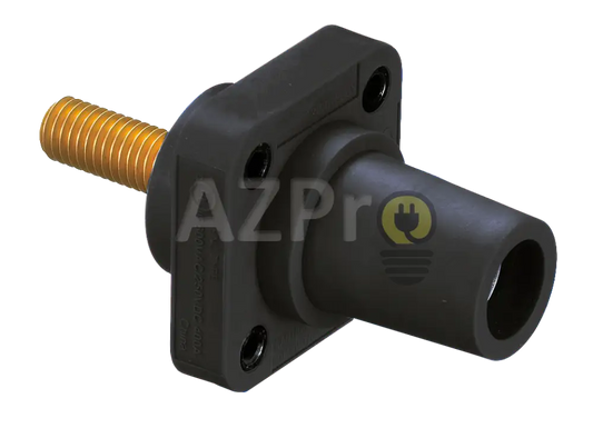 Conector Camlock Tornillo Chasis Hembra 400 Amperes Amp Hblfrs Negro Hubbell Electrónica > Audio