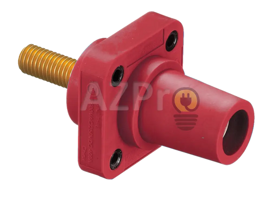 Conector Camlock Tornillo Chasis Hembra 400 Amperes Amp Hblfrs Rojo Hubbell Electrónica > Audio