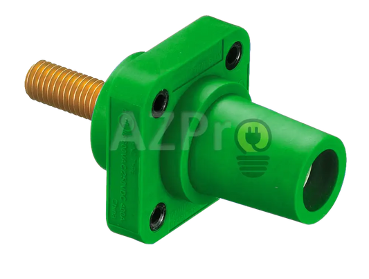 Conector Camlock Tornillo Chasis Hembra 400 Amperes Amp Hblfrs Verde Hubbell Electrónica > Audio