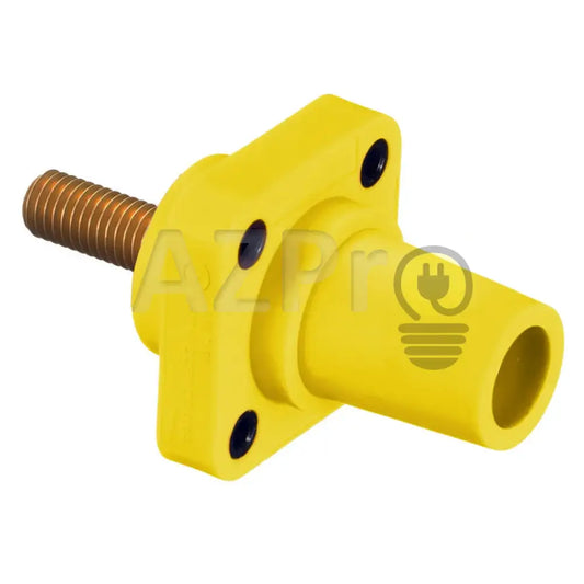 Conector Camlock Tornillo Chasis Hembra 400 Amperes Amp HBLFRSY Amarillo Hubbell Electrónica > Audio > Equipos para