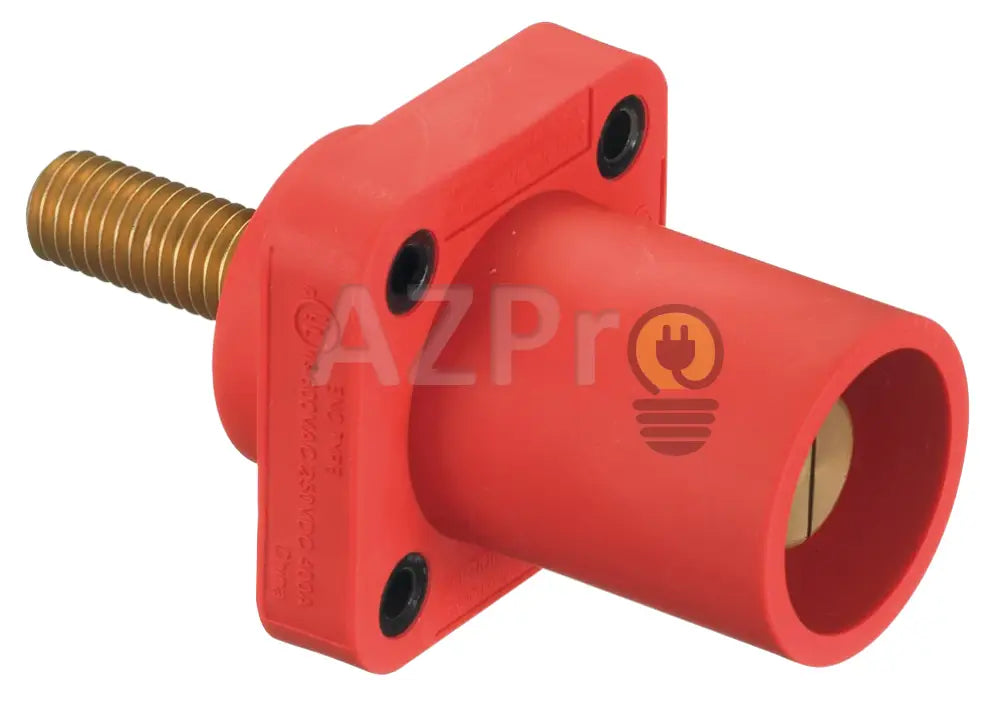 Conector Camlock Tornillo Chasis Macho 400 Amperes Amp Hblmrs Rojo Hubbell Electrónica > Audio