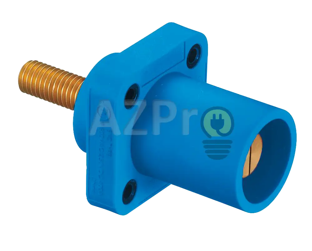 Conector Camlock Tornillo Chasis Macho 400 Amperes Amp Hblmrs Azul Hubbell Electrónica > Audio